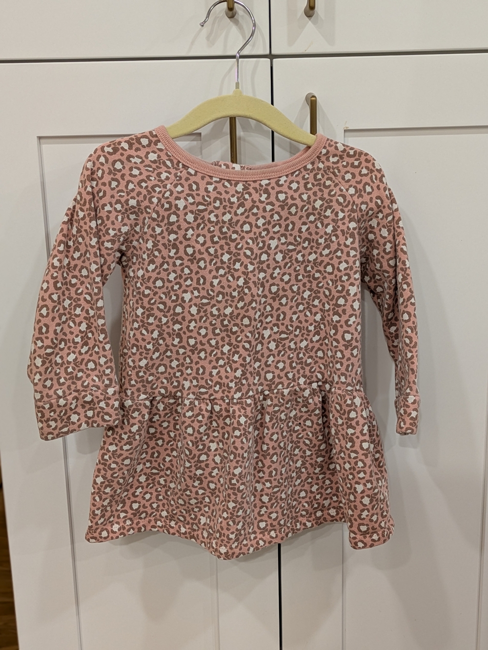 Baby Boden Leopard Sweater Dress